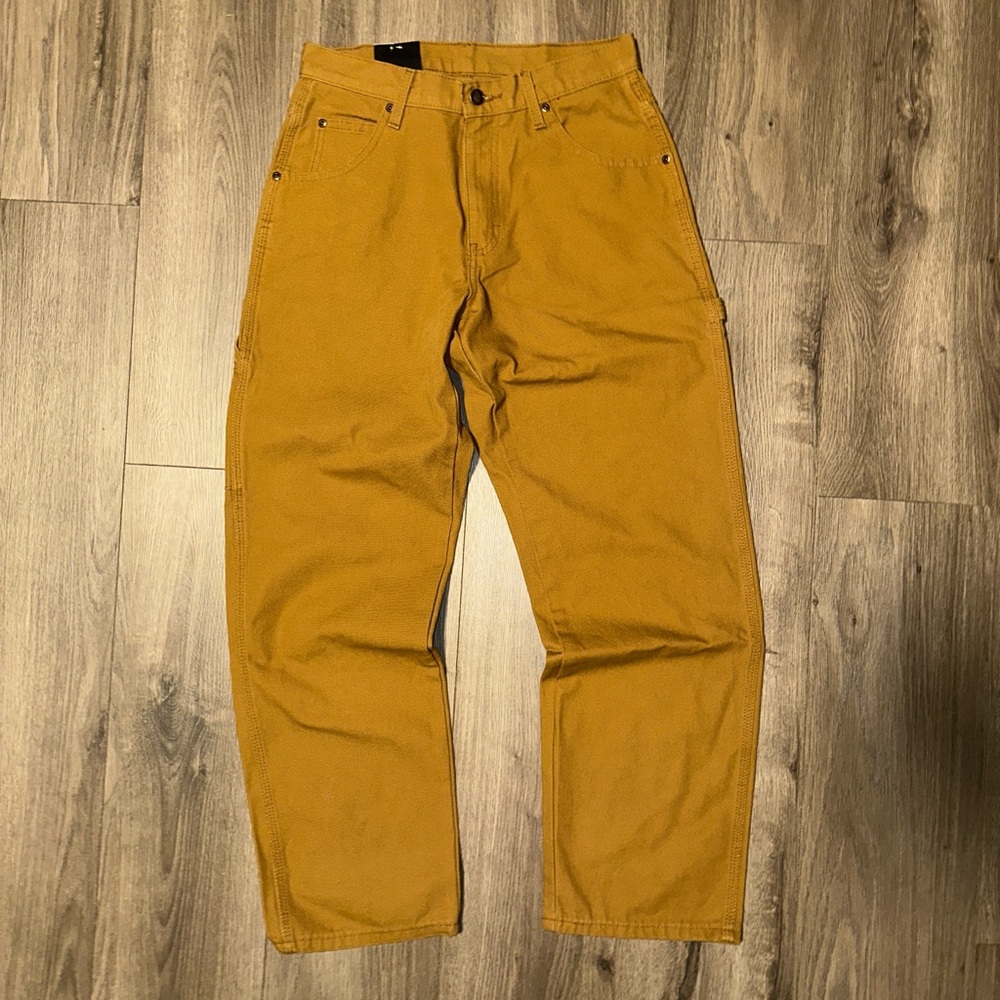 Dickies Yellow Chinos Sturdy Workwear-Inspired